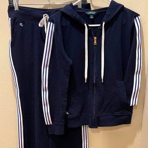 Ralph Lauren Active Suit, Hoodie + Pants-Sz: S